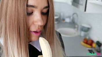 Preview 1 of Mom And Son Xxx Pashto - Sexy Blonde I Met On Rokolo Moaned Sweetly As I Fucked Her On Table And Sprayed With Cum