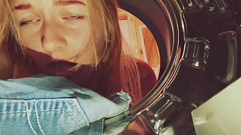 Preview 1 of Live Xxx Pron Sex - My stepsister got stuck in the washing machine and I decided to help her with my big dick