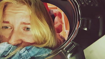 Preview 4 of Live Xxx Pron Sex - My stepsister got stuck in the washing machine and I decided to help her with my big dick