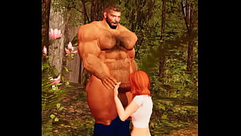 Preview 2 of Xxx Spl Now - lucky girl  encounters cam heyward at woodland campsite