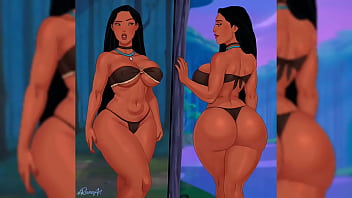 Preview 3 of Eva Karera Ass Lick - Princesas Disney rule 34