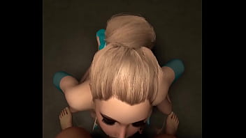 Preview 3 of Kannada Anti Sex Hd - 3D Porn Hentai Busty Blonde Deepthroat POV Blowjob Teaser
