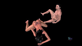 Preview 3 of Bodi Moms - Tamil audio sex story - Maamiyaarai ootha Marumakan Pakuthi 3 - Animated cartoon 3d porn video of Indian girl sexual fun