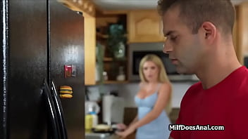Preview 1 of Trans Shemale Moana Pozzi - Busty Latina housewife cheers him up with anal