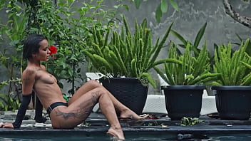 Preview 2 of Firee Marwadi Sex Vidio - SANKTOR - TATTOOED ASIAN TEEN WITH NATURAL TITS MASTURBATES