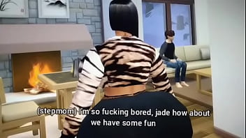 Preview 2 of Julia Aan Full Porn - The x Sims 4 mom helps stepson with his boner