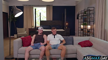 Preview 1 of Nudist Family Incest Porn - Stepdad Liam Hunt having a threesome with his stepson Ryder Owens and his new boyfriend Masyn Thorne