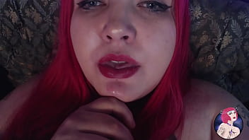 Preview 3 of Indian Fate Aunty Sex 97 Old - Sloppy blowjob from pretty redhead