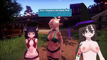 Preview 4 of Jalande Jaguar Porn - juguemos monster girl island #01