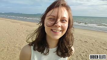 Preview 1 of Sex Kajal Ajay Chut Chodai Video - Hooking Up At The Beach - Cutie Makes Him Cum THREE TIMES !