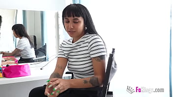 Preview 2 of Mim Abs Son - Sweet teen Moli Myers becomes a LIONESS when she thinks no one is watching