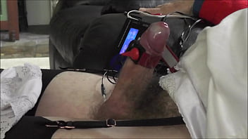 Preview 3 of Djamila Zeitun - No Hands needed for Electro Orgasm