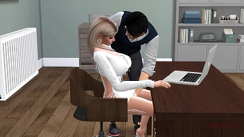 Preview 2 of Xxxssr Vedeo - Dominant boss seduces new secretary and fucks her hard on the desk