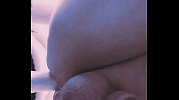 Preview 1 of Emily Tokes - Girl fucks hard trans-girl ANALENA SISSY banging eggs on her buttocks