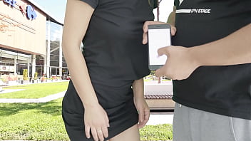 Preview 4 of Indian Bd Moice Hot - Cumming hard in public on the mall terrace with Lush remote controlled&nbsp_vibrator