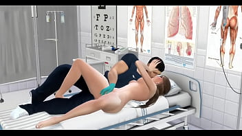 Preview 2 of Pompy Borah - Sexy Nurse Fucked By Doctor SIMS SEX (Nessastarxxx)