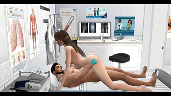 Preview 4 of Pompy Borah - Sexy Nurse Fucked By Doctor SIMS SEX (Nessastarxxx)
