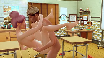 Preview 4 of Samaal Sex - CRUEL TEACHER PUNISHED A PERVERTED STUDENT WITH HARD ANAL SEX OF A BIG ASS AND CHECKED THE DEEP THROAT OF A TEEN SLUT! (SIMS 4   HENTAI   SFM)