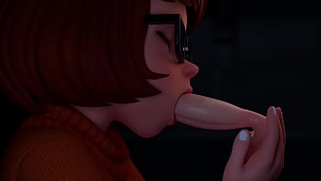 Preview 2 of Cousine Hilft - Velma and ghost cocks