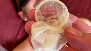 Preview 1 of Aljna Li - FEMDOM CUCKOLD EATS HIS OWN CUM FROM CONDOM AFTER CREAMPIE IN TANTALY DOLL