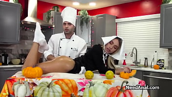 Preview 2 of Xnxx Lhasa - Assistant ass fucked by lucky chef