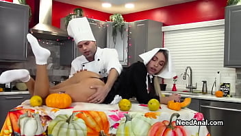Preview 1 of Xnxx Lhasa - Assistant ass fucked by lucky chef