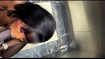 Preview 2 of Busty Wants Big Dick Mom - I met a stranger in an elevator and she ended up giving me blowjob (full video on xred)