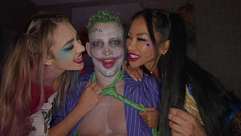 Preview 2 of Me And Grandma - Halloween Special With CJ Miles and Mackenzie Mace. No More Fucking Jokes!!