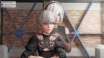 Preview 1 of Begg Xx Story Fake Polic - THE TRAINING FOR 9S IS MADE IT FOR 2B