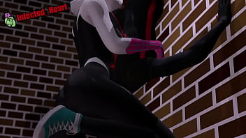 Preview 3 of Ben 10 Xx Video - Spider Gwen Fucked Up a Wall