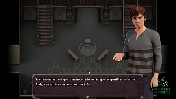 Preview 4 of Max Puke Piss - Lust Epidemic ep 9 - Provei uma BUCETA pela primeira vez e Descobri a Luxuria da Cidade