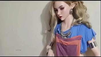 Preview 1 of Teen Scat To Mouth - Princess&#039_ CUM Dungeon - Keely Elf Doll from BestRealDoll Solo Bukakke Slime Scene