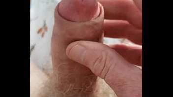 Preview 1 of Nnn Xxxx Video - In Bed Tugging My Fat Cock 092621