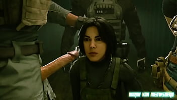 Preview 4 of Dog Sex Grils Download Video7 - Call of Duty MW2 - Valeria gets interrogated