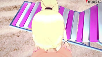 Preview 3 of Little Kttiy - I found Marin Kitagawa on the beach and she gives me a blowjob | Sono Bisque Doll wa Koi wo suru