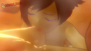 Preview 1 of Coples Sex - Big Titty Futa Yang Fucks Everyone in the Sauna (Loop) (Sound)