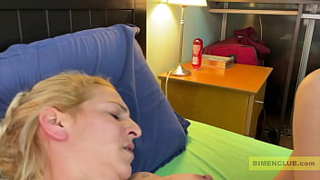 Preview 3 of Handob - Horny Macho Fucks a Woman and a Men