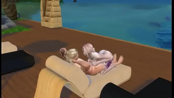 Preview 3 of College Girl New Xxx 2boys - Ts4 o rol&ecirc_ na piscina