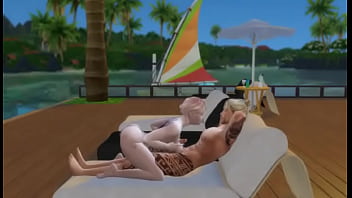 Preview 1 of College Girl New Xxx 2boys - Ts4 o rol&ecirc_ na piscina