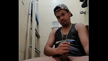 Preview 2 of Mom Sleep Surprise Son - batendo no banheiro
