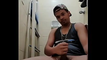 Preview 3 of Mom Sleep Surprise Son - batendo no banheiro