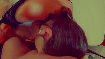 Preview 4 of Lesbian Ice Cream Kiss - POV of a granny&#039_s cock sucking 07302023-C3M