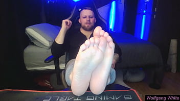 Preview 4 of Johnny Ains Sex - Showing off my feet,  cum on them?
