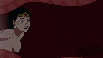 Preview 3 of U Antenna Xxxx Video - DC Giganta Femdom Masturbation with wonder Woman