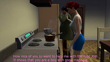 Preview 1 of Big Momm Sex - My little neighbor - Sims 4