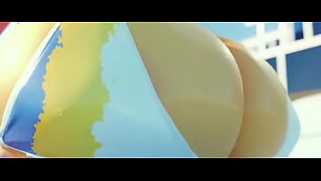 Preview 4 of Desco Danc - Sendo esmagado pelo os peitos da furry gigante