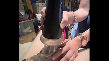 Preview 1 of Full Bdy Message And Sex - Caged cock teased and denied inside a cock sleeve