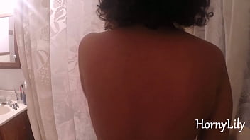 Preview 1 of Jabar Dasti Cudai Bhabi Desi - Shower Sex With Big Boob &amp_ Ass Pornstar Lily With White Stud In Dirty Hindi Audio