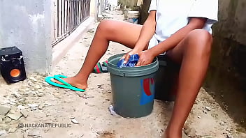 Preview 2 of Dehati Six Video - Maskgodez prove to Nackana Republic that she is a wife material apart from Sex