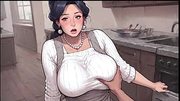 Preview 1 of Japanese Xxx Pregnant - ArchAlchemy [ Taboo Hentai Game ] Ep.5 STEPMOM DEEPTHROAT in front of my ROOMATE !